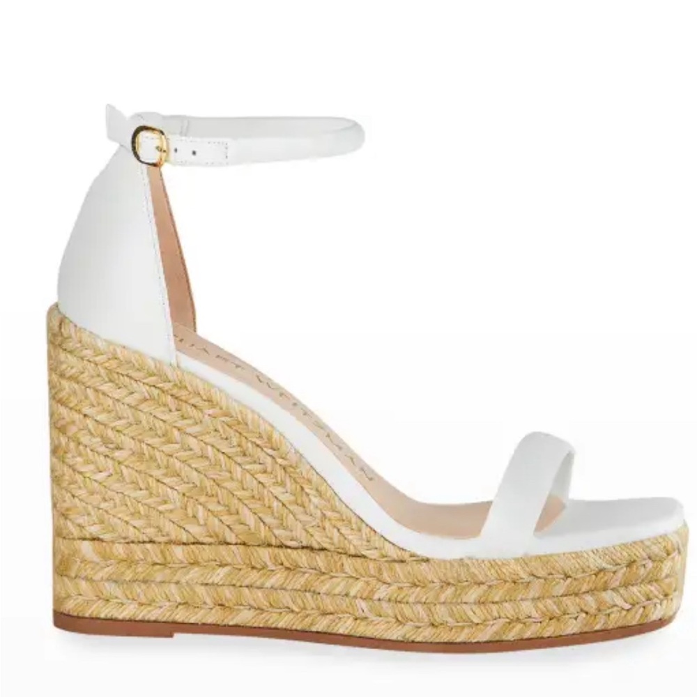 Stuart weitzman nudist in white. NWOT.